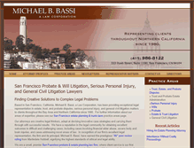 Tablet Screenshot of bassilaw.com